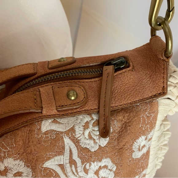 Anthropologie Miss Albright Specialty Leather Embroidered Crossbody Bag - Picture 7 of 16